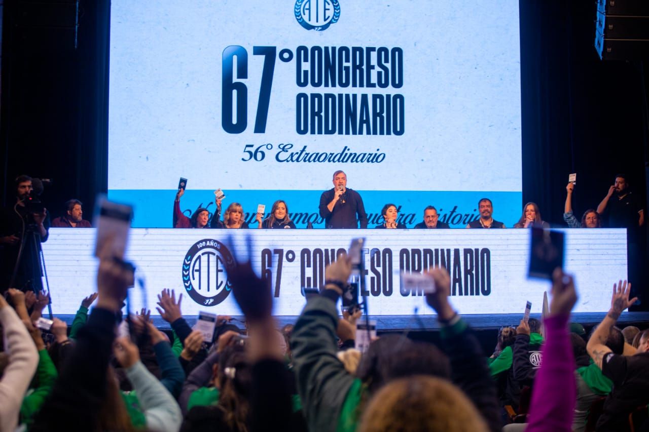 ATE definió paro de 24 horas y movilización al Congreso contra la Ley ...