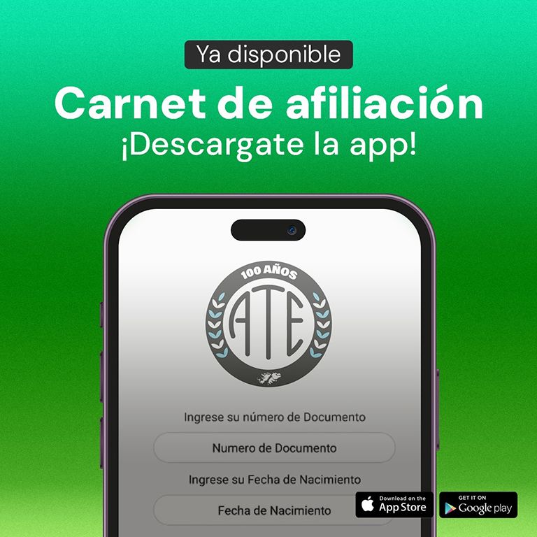 APP ATE Carnet de Afiliación